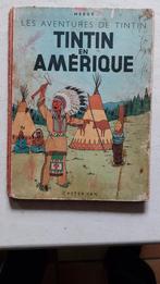 TINTIN En Amérique B1 1947 état assez moyen complet, Envoi