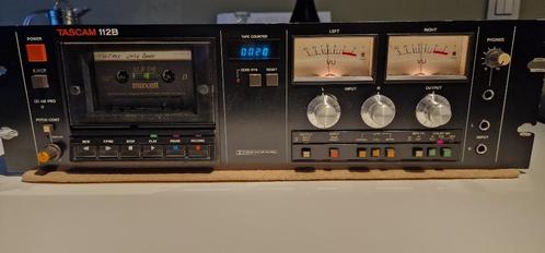 Tascam 112B cassettedeck, Audio, Tv en Foto, Cassettedecks, Enkel, Overige merken, Tiptoetsen, Tape counter, Ophalen of Verzenden