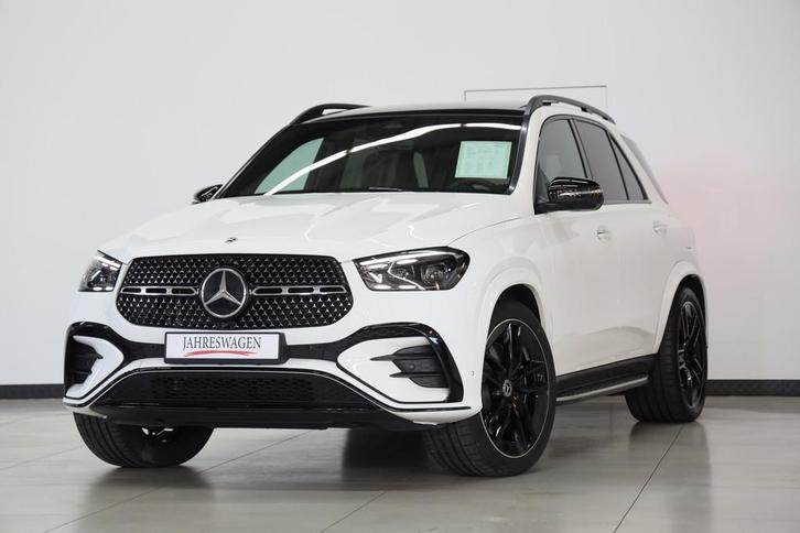 Mercedes-Benz GLE 350 de 4M AMG Night 22" PANO *BRUIN LEDER*, Auto's, Mercedes-Benz, Bedrijf, Te koop, GLE, 360° camera, 4x4, ABS