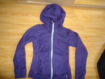 Pull polaire violet QUECHUA pour fille taille 152