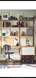 Meuble mural IKEA SVALNÄS – armoire  bureau  étagères bambou, Huis en Inrichting, Kasten | Stellingkasten, Ophalen, Gebruikt