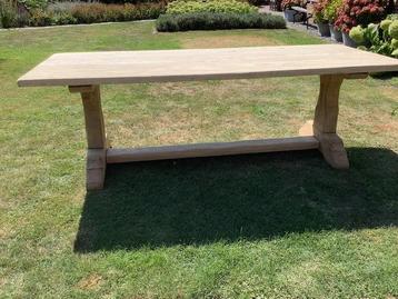 Prachtige massief eiken kloostertafel, Enlèvement, Comme neuf