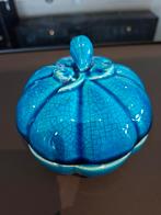 Coloquinte snoepdoos in geëmailleerd steengoed. Zeer goede c, Antiek en Kunst, Antiek | Keramiek en Aardewerk, Ophalen of Verzenden