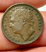 UK Coin George IV Copper Koper Penny 1828 antiek munt brits, Postzegels en Munten, Munten | Europa | Niet-Euromunten, Ophalen of Verzenden