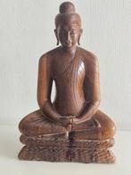 Houten boedha zwaar, Maison & Meubles, Accessoires pour la Maison | Statues de Bouddha, Enlèvement ou Envoi, Comme neuf