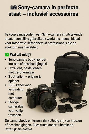 Sony compact camera beschikbaar voor biedingen