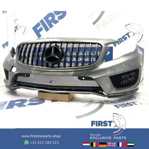 W156 BUMPER X156 GLA AMG VOORBUMPER ZWART WIT GRIJS PRE FACE, Auto-onderdelen, Carrosserie, Bumper, Mercedes-Benz, Voor, Gebruikt