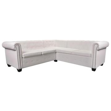 hoek salon chesterfield wit nieuw beschikbaar voor biedingen