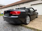✅Bmw 320☀️Cabrio🔥Pack-M van binnen en van buiten🔥FULL👌, Auto's, 4 zetels, Achterwielaandrijving, Zwart, 4 cilinders
