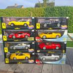 8 x 1/18 Hot Wheels Ferrari Models, Ophalen of Verzenden, Nieuw, Auto, Hot Wheels