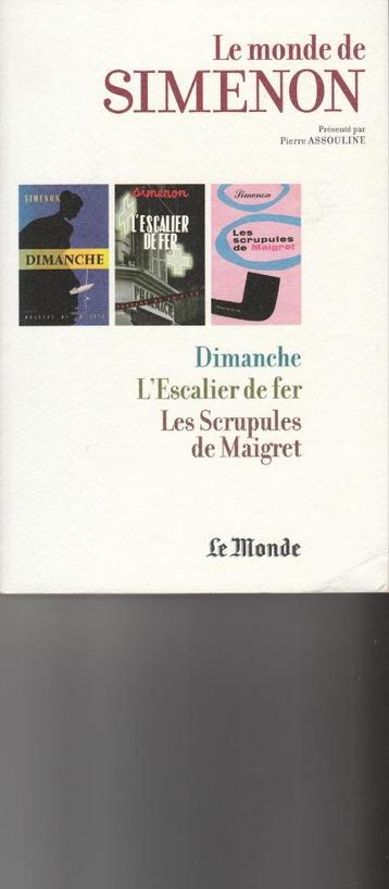 Georges Simenon -2- Poisons Dimanche L'Escalier de fer Les S beschikbaar voor biedingen