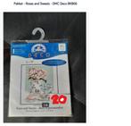 Emballage - Roses et bonbons - DMC Deco BK866 - Nouveau !, Hobby & Loisirs créatifs, Set à broder, Broderies à la main, Envoi