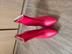 Enkel laarzen, Lage of Enkellaarzen, Ophalen of Verzenden, Zo goed als nieuw, Rood
