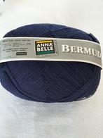 Pelote de laine Anna belle Bermudes bleu foncé (tonneau)., Hobby & Loisirs créatifs, Tricot & Crochet, Tricot, Machine, Enlèvement ou Envoi