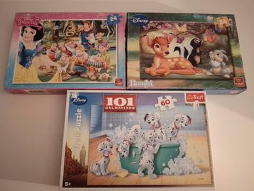 3 disneypuzzels, Ophalen, Zo goed als nieuw