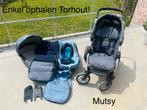 3 delige kinderwagen/buggy mutsy, Met autostoeltje, Zo goed als nieuw, Mutsy, Ophalen