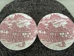 Lot 2 petites assiettes vintage Ironstone BROADHURST, Antiquités & Art