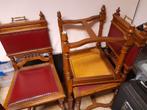 Antieke boekenkast-kast + 6 stoelen, Antiek en Kunst, Antiek | Meubels | Kasten, Ophalen