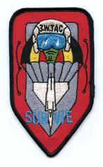 ABL luchtmacht patch 3 wing TAC Mirage 5 SURVIE, Verzamelen, Militaria | Algemeen, Verzenden, Luchtmacht, Embleem of Badge