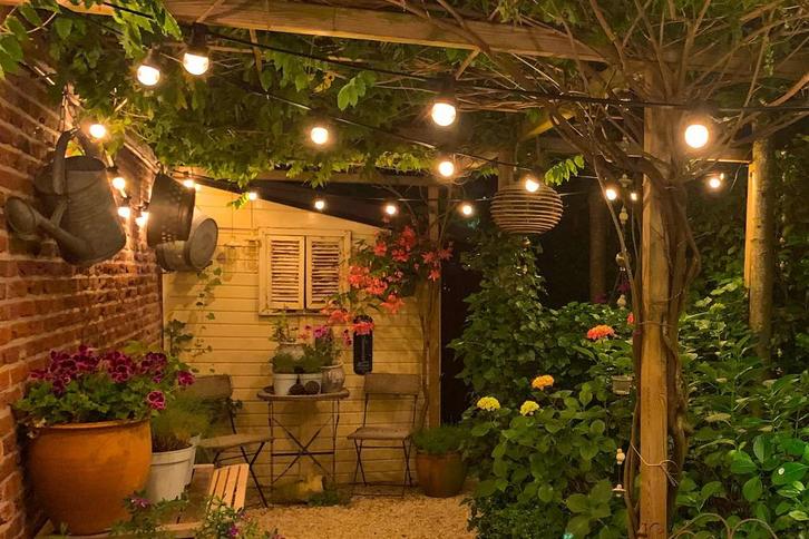 Prikkabel verlichting/4 soorten fittingen/LEDlampen€0,8 -1,6, Tuin en Terras, Buitenverlichting, Nieuw, Overige typen, Kunststof