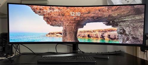 Ecran Samsung 49" Odyssey CRG Series, Computers en Software, Monitoren, Zo goed als nieuw, 101 t/m 150 Hz, Gaming, LED, Overige resoluties