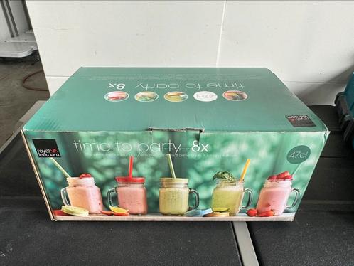 Royal Leerdam cocktail/smoothie glazen (nieuw in verpakking), Verzamelen, Glas en Drinkglazen, Nieuw, Overige typen, Ophalen