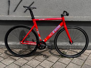 Cinelli vigorelli shark red L / 56, Autres marques, Moins de 10 vitesses, Aluminium, Comme neuf