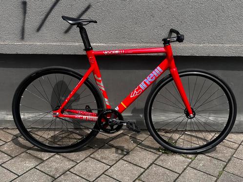 Cinelli vigorelli shark red L / 56, Fietsen en Brommers, Fietsen | Racefietsen, Zo goed als nieuw, Heren, Overige merken, Minder dan 10 versnellingen