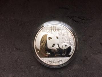 2011 China - Panda - 1 oz silver, Enlèvement ou Envoi, Argent