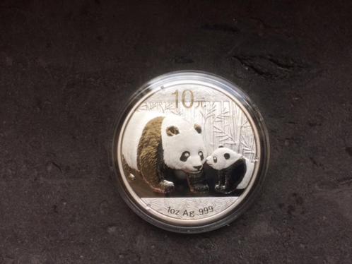 2011 China - Panda - 1 oz silver, Postzegels en Munten, Edelmetalen en Baren, Zilver, Ophalen of Verzenden