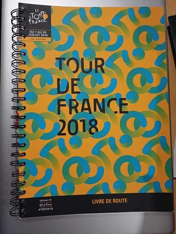 Road book Tour de France 2018 beschikbaar voor biedingen