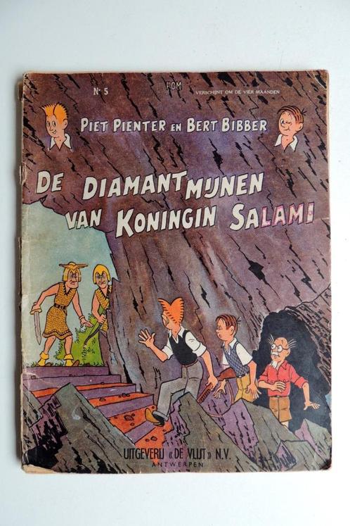 Piet Pienter & Bert Bibber - nr5-Diamantmijnen Koningin Sala, Boeken, Stripverhalen, Gelezen, Eén stripboek, Ophalen
