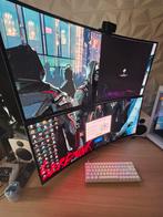 2xAlienware AW3423DW 86,8 cm (34.2") 3440 x 1440 Pixels Quad, Computers en Software, Monitoren, Ophalen of Verzenden, Zo goed als nieuw
