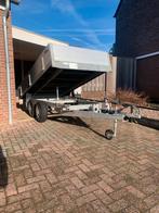 Ongeremde kipper plateau aanhanger, Enlèvement, Comme neuf