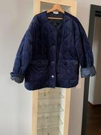 Super mooie velvet jas Perla bella blauw maat 46-48, Kleding | Dames, Ophalen of Verzenden, Zo goed als nieuw, Blauw