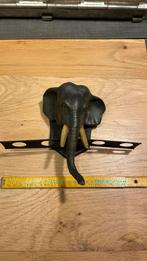 olifant antiek pijpenrekje v metaal, Ophalen of Verzenden
