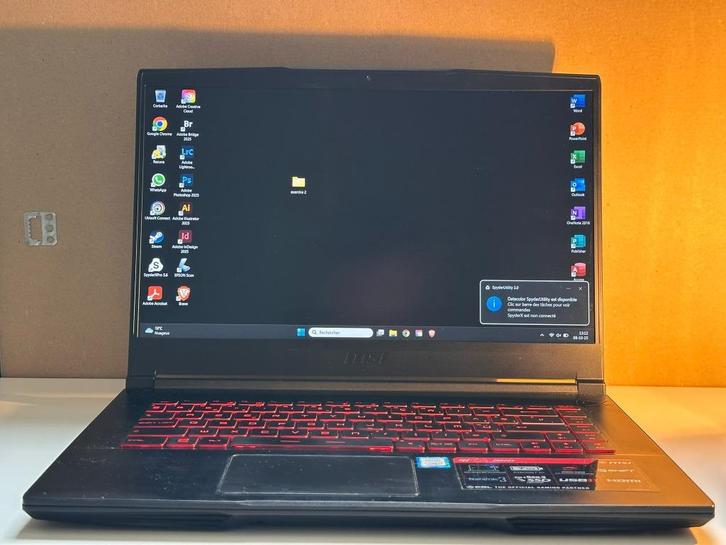 Notebook - MSI GF63 8RD, Computers en Software, Windows Laptops, Zo goed als nieuw, 15 inch, HDD, SSD, 2 tot 3 Ghz, 16 GB, Azerty