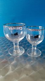 Lots de deux verres Chimay 15 km de Liège Métropole (18cl et, Ophalen of Verzenden, Zo goed als nieuw