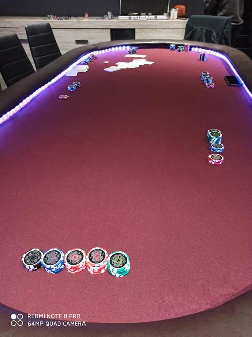 Pokertafel, Huis en Inrichting, Tafels | Eettafels, Zo goed als nieuw, Ophalen