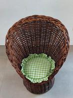 Siège en osier, Enlèvement, Utilisé, Bois, Hout