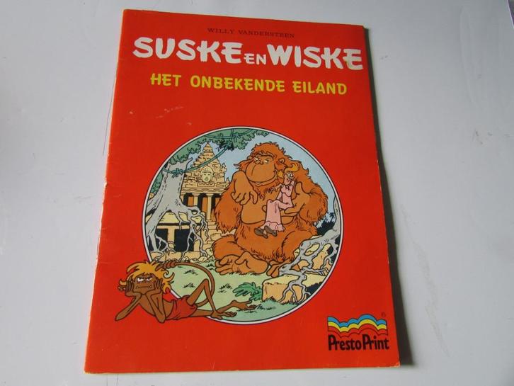 SUSKE EN WISKE, HET ONBEKENDE EILAND, Boeken, Stripverhalen, Gelezen, Eén stripboek, Ophalen of Verzenden