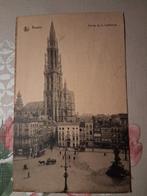 Vintage Postkaart Antwerpen zicht op Kathedraal, Ophalen of Verzenden, Antwerpen