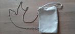 Fijn handtasje Peter kaiser, Bijoux, Sacs & Beauté, Colliers, Enlèvement ou Envoi, Utilisé, Blanc, Argent