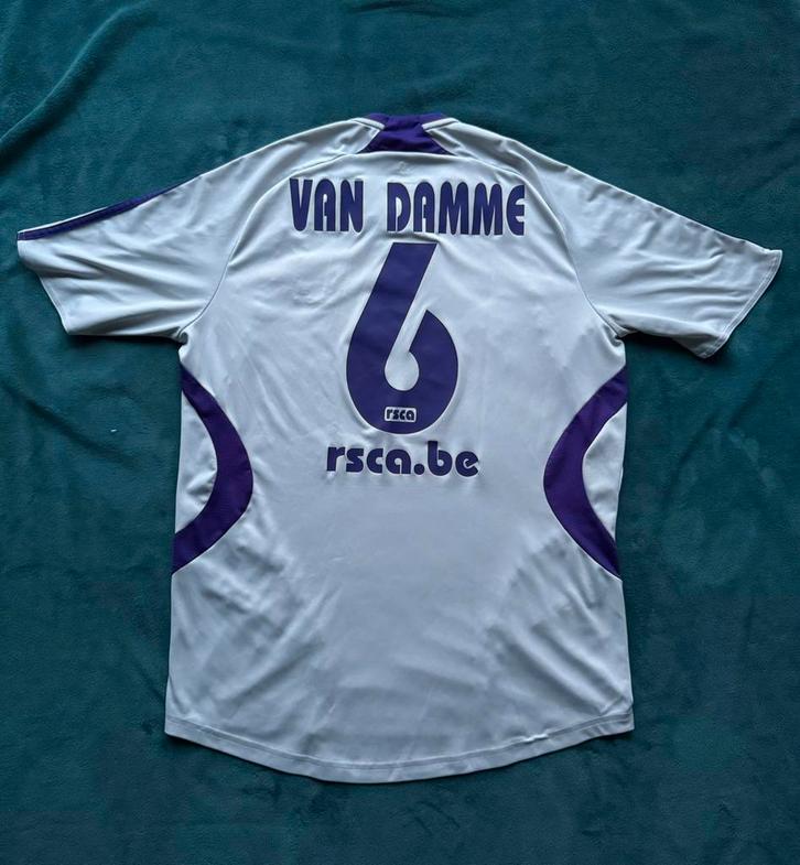 Rsc Anderlecht 2007/08 Away shirt - Van Damme, Sport en Fitness, Voetbal, Zo goed als nieuw, Shirt, Maat M, Ophalen of Verzenden