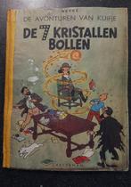 Kuifje - 1947 - EERSTE DRUK - De 7 kristallen bollen, Gelezen, Ophalen of Verzenden, Eén stripboek, Hergé