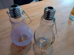 Decoratie lampen : 2 stuks. Hoogte 22 cm, Huis en Inrichting, Lampen | Losse lampen, Ophalen of Verzenden, Zo goed als nieuw