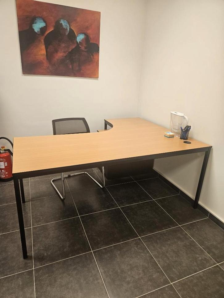 bureau en ladekast, Huis en Inrichting, Bureaus, Zo goed als nieuw, Bureau, Ophalen