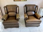 2 fauteuils in leer Muylaert, Ophalen, Leer