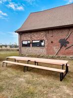 Picknicktafels Douglas met Stalen voet, Tuin en Terras, Picknicktafels, Ophalen, Nieuw, Hout