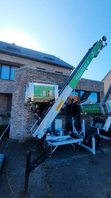 Verhuislift te koop (klaas)220V/ 21m, Enlèvement